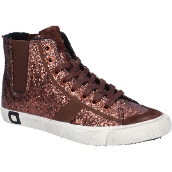 Date sneakers bronze glitter AB543 women's Shoes (High-top Trainers) in Other
