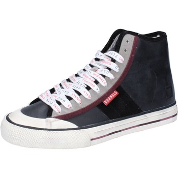 Date sneakers leather suede AB535 women's Shoes (High-top Trainers) in Black