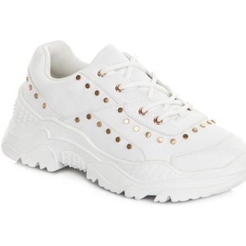 Gold gold A19 GT860 women's Shoes (Trainers) in White