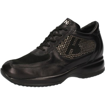 Hornet Botticelli sneakers leather suede strass AE478 women's Shoes (Trainers) in Black