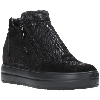Igi co 4153700 women's Shoes (High-top Trainers) in Black