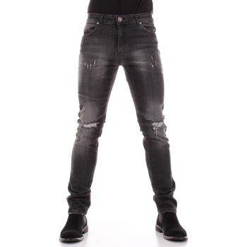 John Richmond RMA19098JE Straight Man Grigio scuro men's Skinny Jeans in Grey. Sizes available:US 30,US 31,US 33