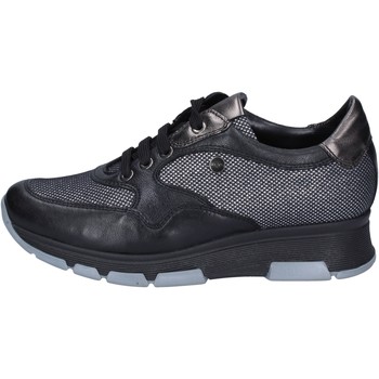 Keys sneakers leather textile women's Shoes (Trainers) in Black. Sizes available:2