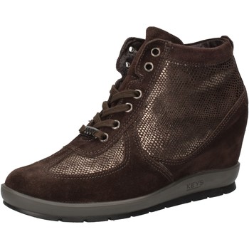 Keys sneakers suede AE596 women's Shoes (High-top Trainers) in Brown