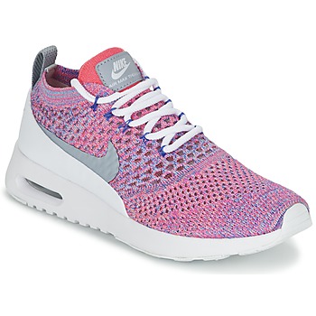 Nike AIR MAX THEA ULTRA FLYKNIT W women's Shoes (Trainers) in Pink