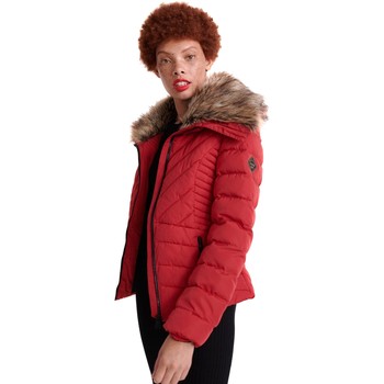 Superdry W5000007A women's Jacket in Red
