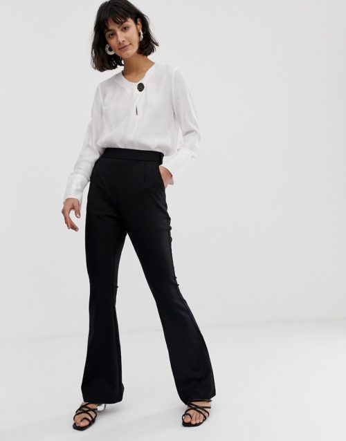 Unique21 tailored high rise trousers-Black