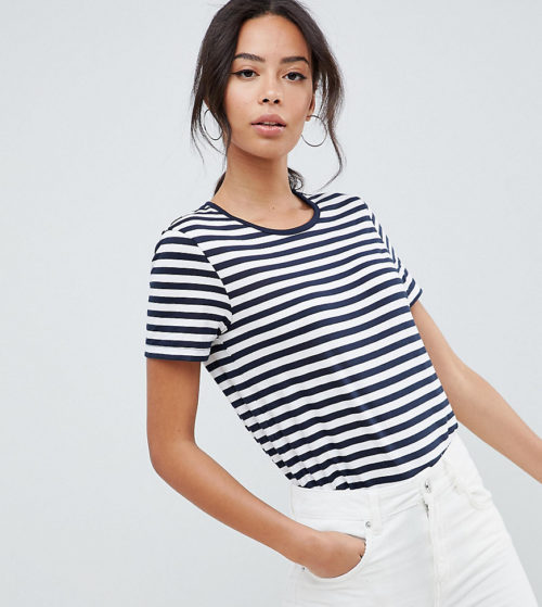ASOS DESIGN Tall t-shirt with crew neck in stripe-Multi