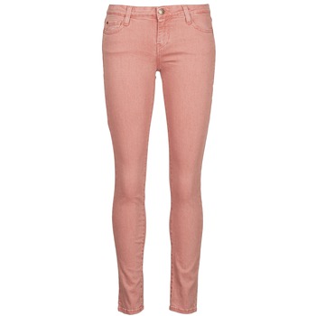 Acquaverde SCARLETT women's Cropped trousers in Pink. Sizes available:US 28