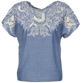 Bensimon AZUCA women's Blouse in Blue. Sizes available:M