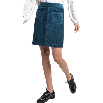 Bensimon Corduroy straight skirt women's Skirt in Blue