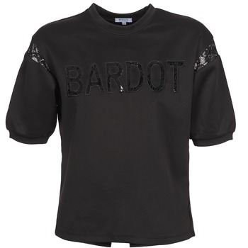 Brigitte Bardot ANDREE women's Sweatshirt in Black. Sizes available:S / M,M / L