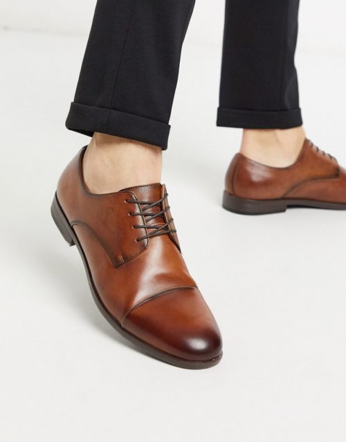 Call it Spring derby lace up shoes-Tan