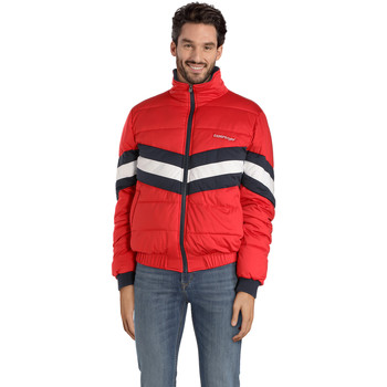 Camps United Tri-color quilted down jacket men's Jacket in Red