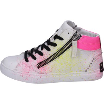 Crime London sneakers leather women's Shoes (High-top Trainers) in White. Sizes available:2