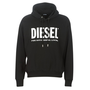 Diesel S DIVISION LOGO men's Sweatshirt in Black. Sizes available:L
