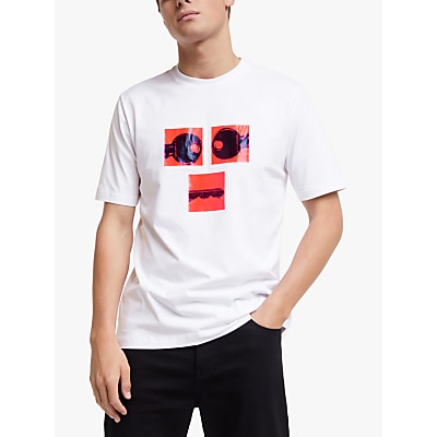 Diesel T-Just Key Face Print T-Shirt, White
