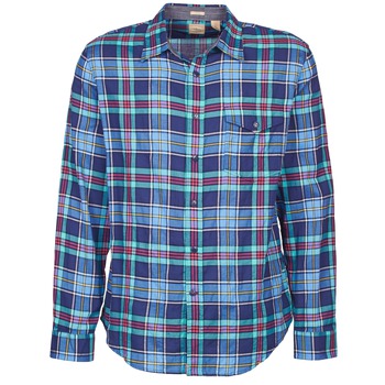 Dockers THE TWILL WRINKLE SHIRT men's Long sleeved Shirt in Blue. Sizes available:S