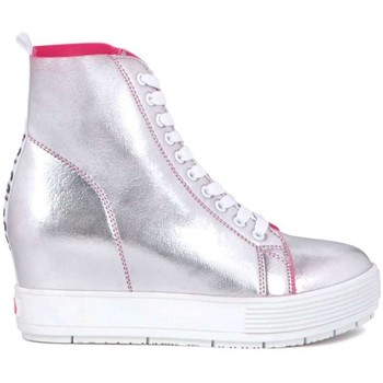 Fornarina PE17MJ9543I090 women's Shoes (High-top Trainers) in Silver