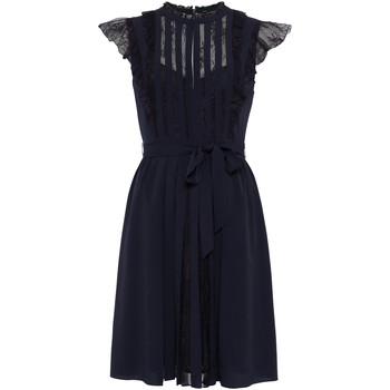 French Connection Dress with floral lace women's Dress in Blue. Sizes available:US 6,US 10