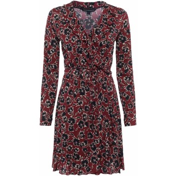 French Connection Floral print heart print dress women's Dress in Red