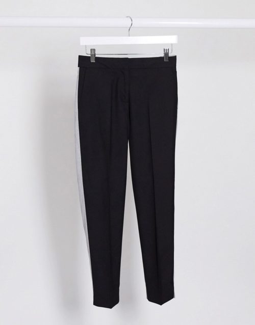 French Connection skinny tailored trousers in black