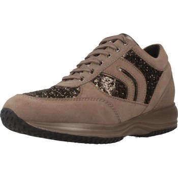 Geox D HAPPY women's Shoes (Trainers) in Brown