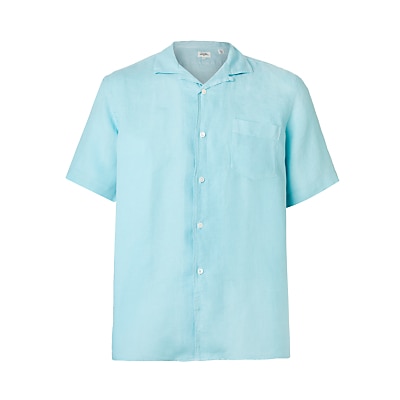 Hartford Denim Linen Short Sleeve Shirt
