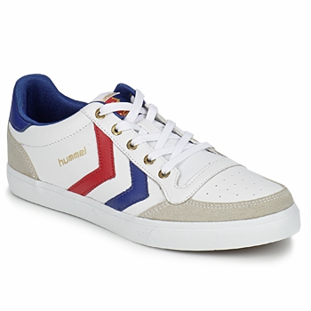 Hummel STADIL LOW women's Shoes (Trainers) in White. Sizes available:3.5