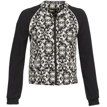 Ikks TRINITI women's Jacket in Black. Sizes available:UK 8,UK 10,UK 12,UK 14