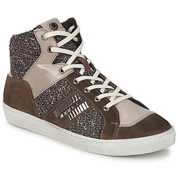 Janet Sport ERICMARTIN women's Shoes (High-top Trainers) in Brown. Sizes available:3.5