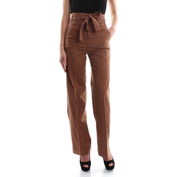 Kaos Collezioni KPJDL003 women's Trousers in Brown. Sizes available:US 29