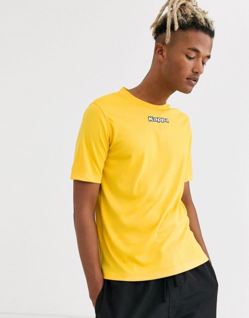Kappa logo t-shirt-Yellow
