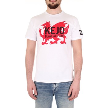 Kejo KS19-103M men's T shirt in White. Sizes available:EU XXL,EU M,EU L