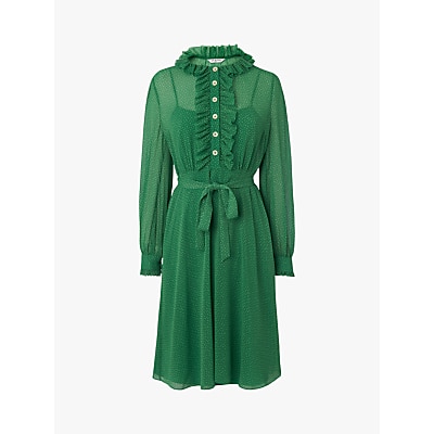 L.K.Bennett Honor Spot Print Dress, Green
