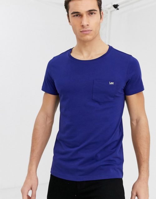Lee Jeans pocket t-shirt in blue