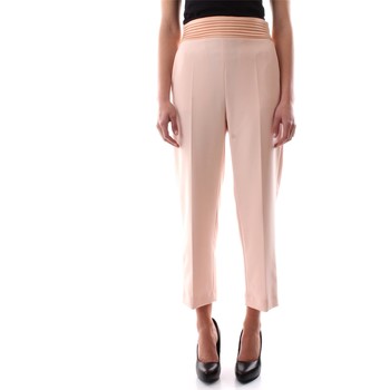 Liu Jo I19166 T7896 women's Cropped trousers in Pink. Sizes available:UK 10,UK 12,UK 8