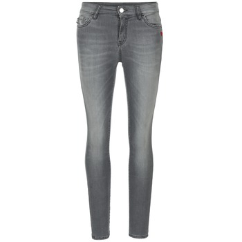 Love Moschino MANI women's Skinny Jeans in Grey. Sizes available:US 25