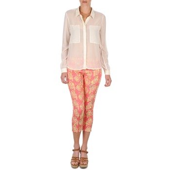 Manoush PANTALON GIPSY JEANS women's Cropped trousers in Pink. Sizes available:UK 6,UK 8,UK 10