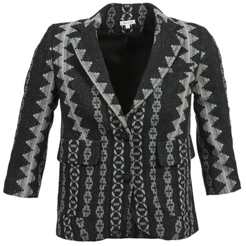 Manoush TAILLEUR women's Jacket in Grey. Sizes available:UK 8,UK 10