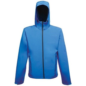 Professional Arley II Printable Hooded Softshell Jacket Blue men's Coat in Blue. Sizes available:UK S,UK M,UK L,UK XL,UK XXL,UK 3XL