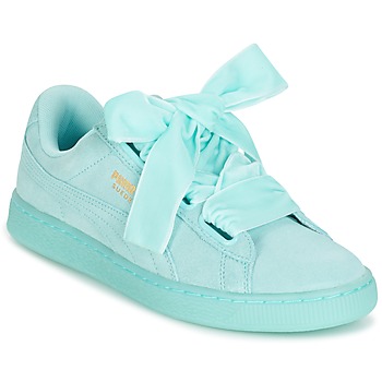 Puma SUEDE HEART RESET WN'S women's Shoes (Trainers) in Blue. Sizes available:6.5,7,4.5,5.5,5,6.5,7