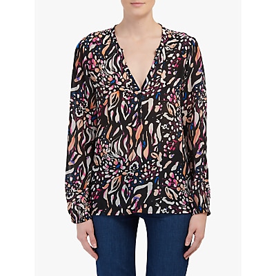 Pyrus Lucy Abstract Floral Print Blouse, Multi