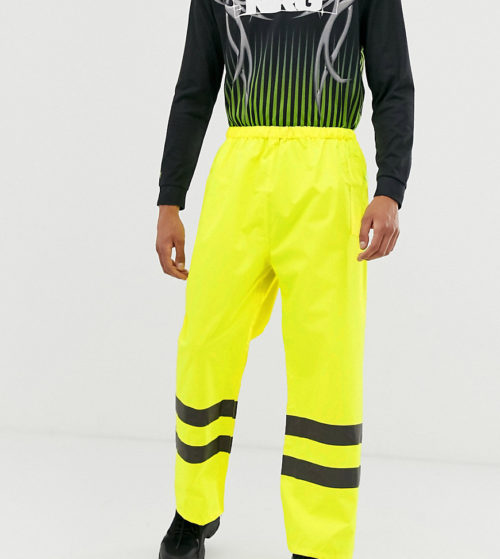 Reclaimed Vintage high-vis trousers in yellow