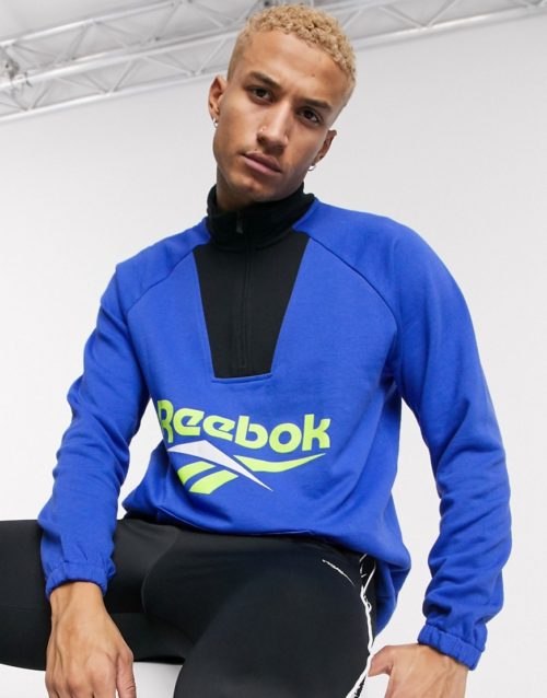 Reebok Classics Vector zip sweatshirt-Blue