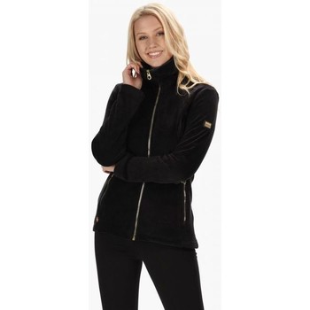 Regatta Halona Full Zip Fleece Black women's Fleece jacket in Black