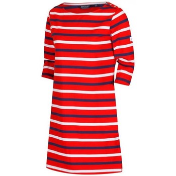 Regatta Harlee Striped Jersey Dress Red women's Dress in Red