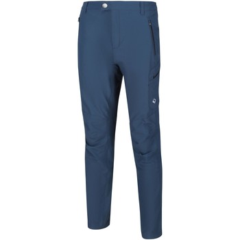 Regatta Highton Multi Pocket Walking Trousers Blue in Blue