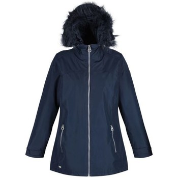 Regatta Myla Waterproof Insulated Jacket Blue women's Coat in Blue. Sizes available:UK 10,UK 12