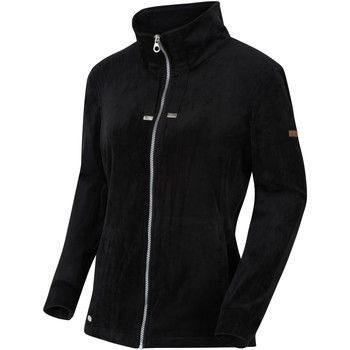Regatta Odelia Full Zip Heavyweight Fleece Black women's Fleece jacket in Black